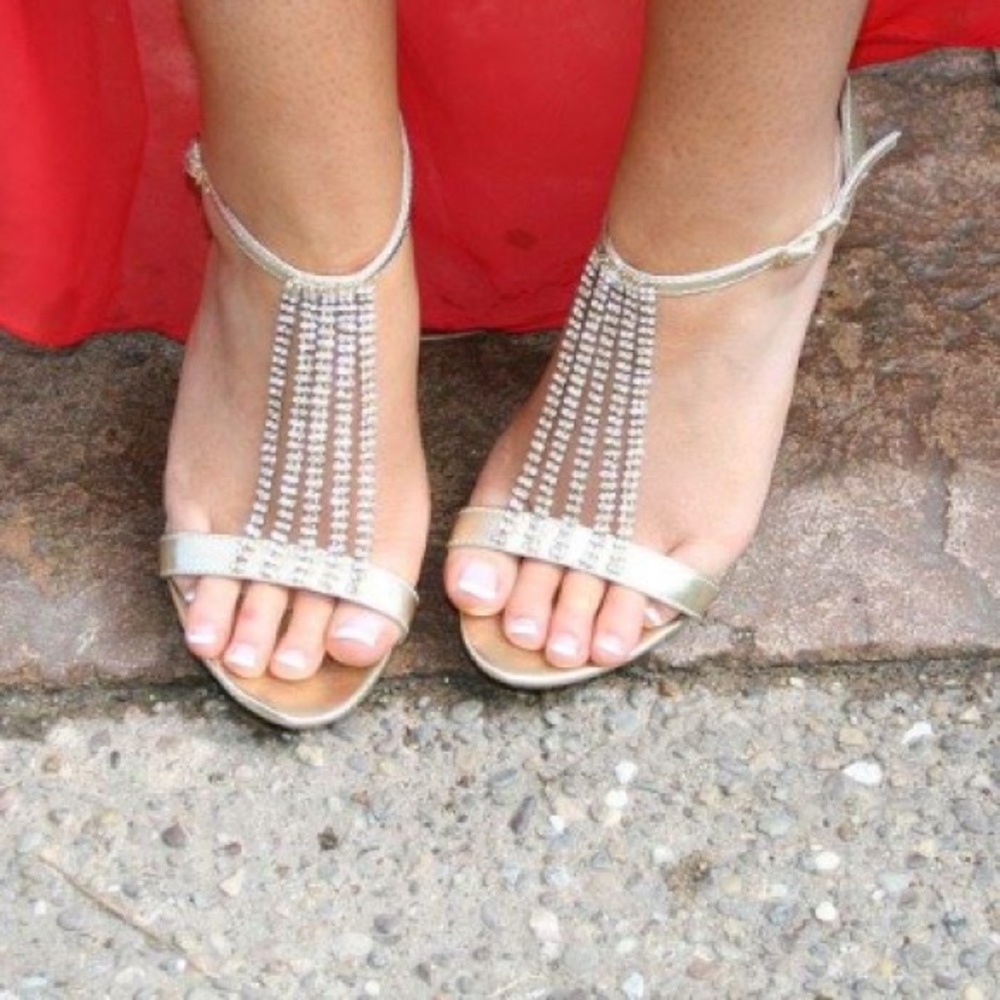 Gold & Diamond Heels